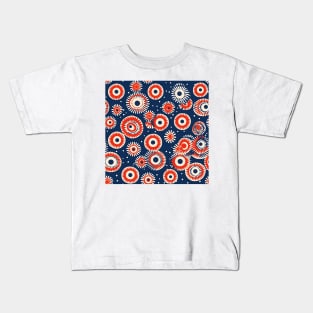 Patriotic 4th of July Pattern 19 Kids T-Shirt